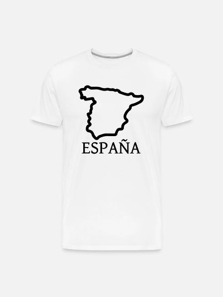 espana - Men's Premium Organic T-Shirt - white