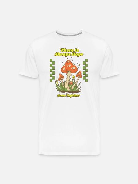There is always hope - Men's Premium Organic T-Shirt - white