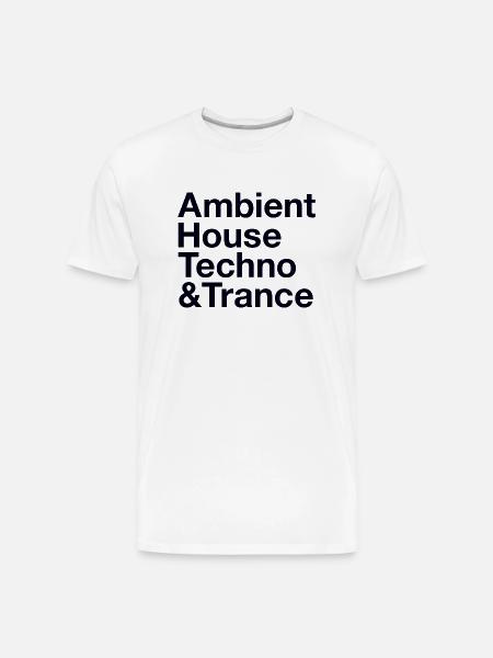 Music Style Rave - Men's Premium Organic T-Shirt - white