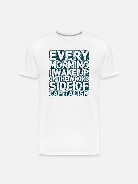 The Wrong Side - Men's Premium Organic T-Shirt - white