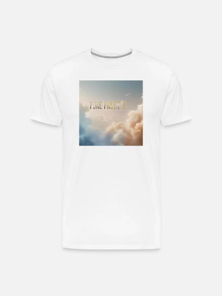 mindfulness and serenity - Men's Premium Organic T-Shirt - white