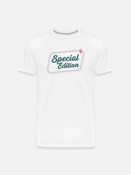 Special Edition - Men's Premium Organic T-Shirt - white