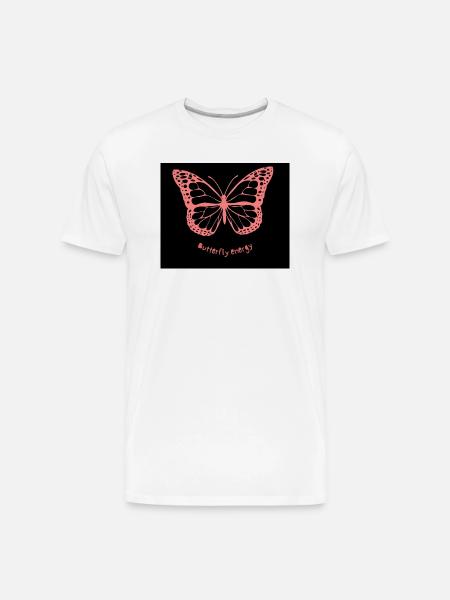 Butterfly_energy - Men's Premium Organic T-Shirt - white