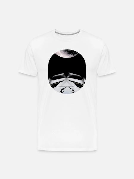 Moonlit Carfront Noir - Men's Premium Organic T-Shirt - white