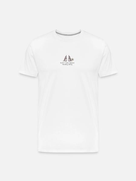 Un-Bali-evably Exhausted - Men's Premium Organic T-Shirt - white