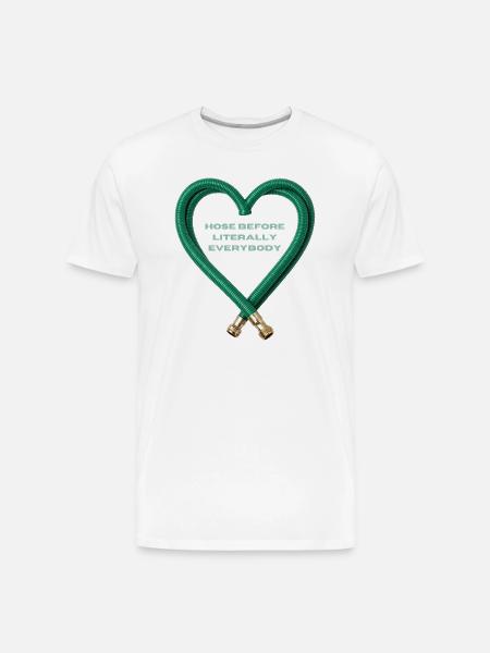 Hose Heart Humor - Men's Premium Organic T-Shirt - white