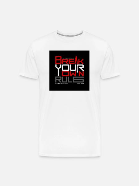 Break_the_limits-_Explosive_Action_Motivatt - Men's Premium Organic T-Shirt - white