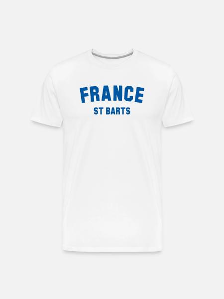 St Barts France Caribbean - Men's Premium Organic T-Shirt - white
