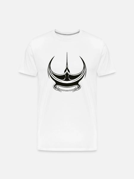 Manta - Men's Premium Organic T-Shirt - white