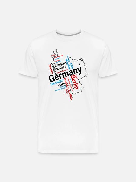 Germany - Men's Premium Organic T-Shirt - white