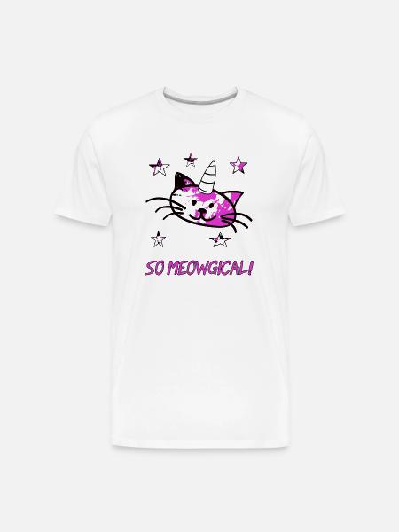 So Meowgical - Men's Premium Organic T-Shirt - white