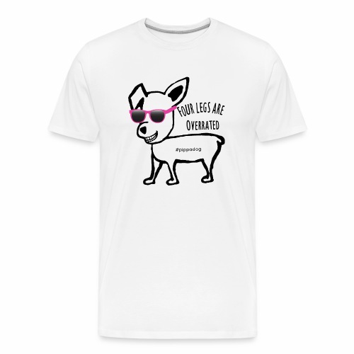 Pippa Pink Glasses - Men's Premium Organic T-Shirt