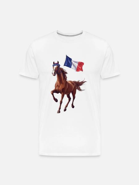 Horse - Men's Premium Organic T-Shirt - white