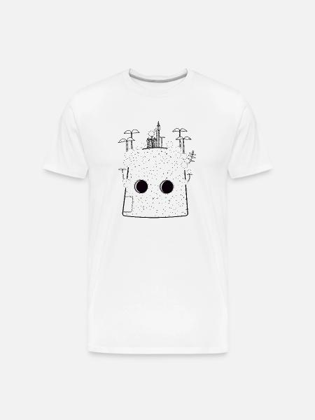 bucket head - Men's Premium Organic T-Shirt - white