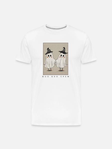 Boo Boo Crew - Men's Premium Organic T-Shirt - white