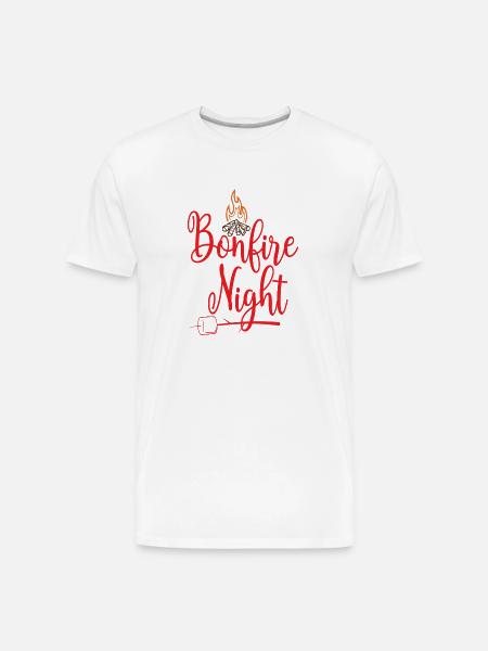 Bonfire night - Men's Premium Organic T-Shirt - white