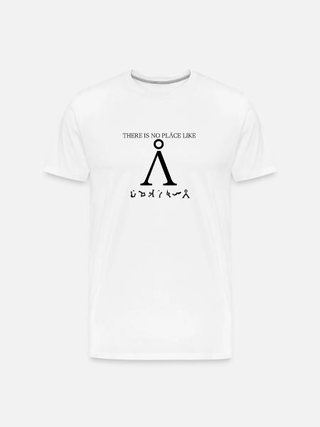 Stargate SG1 - There Is No Place Like Earth - Men's Premium Organic T-Shirt - white