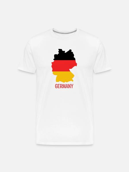Germany - Men's Premium Organic T-Shirt - white