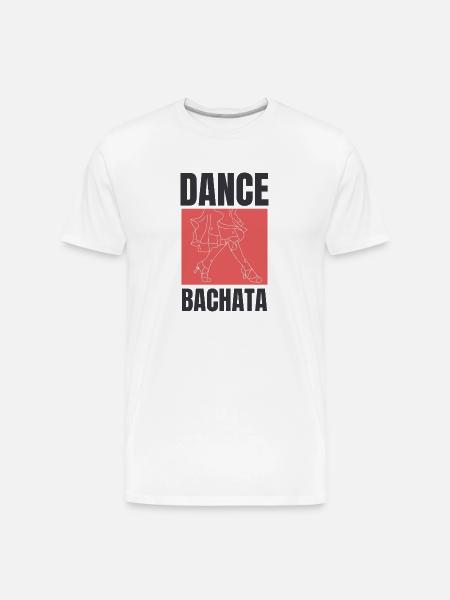 Dance Bachata, Latin music. - Men's Premium Organic T-Shirt - white