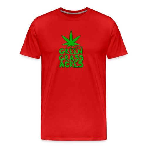 GreenGrassAcres Logo - Men's Premium Organic T-Shirt
