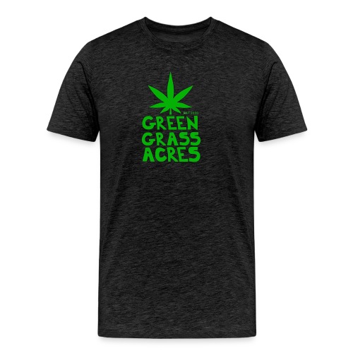 GreenGrassAcres Logo - Men's Premium Organic T-Shirt