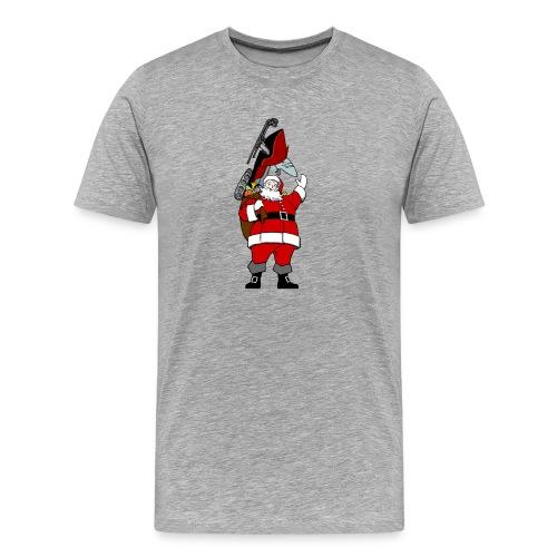 Snowmobile Present Santa - Men's Premium Organic T-Shirt