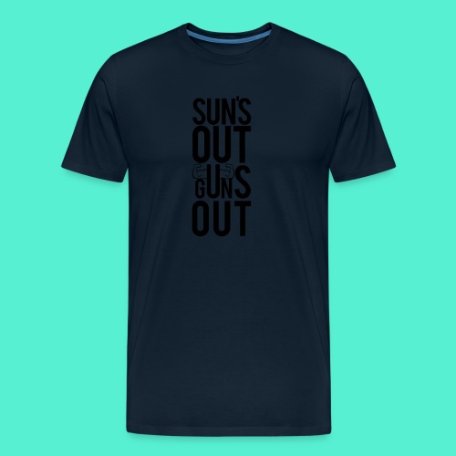 Suns Out Gym Motivation - Men's Premium Organic T-Shirt