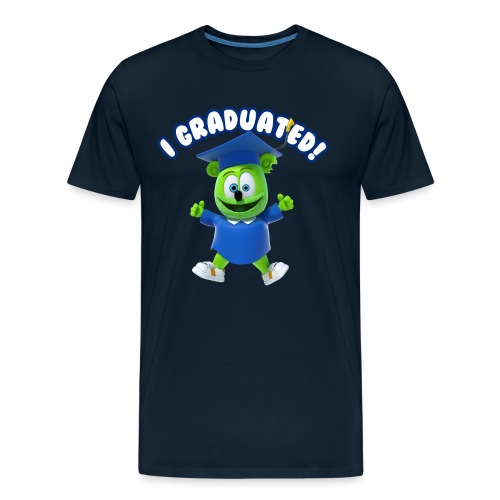 I Graduated! Gummibar (The Gummy Bear) - Men's Premium Organic T-Shirt