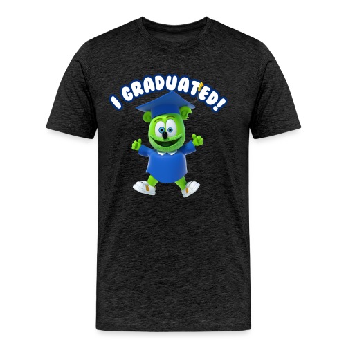 I Graduated! Gummibar (The Gummy Bear) - Men's Premium Organic T-Shirt