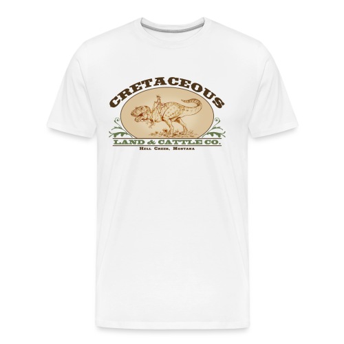 Cretaceous Land and Cattle Co, - Men's Premium Organic T-Shirt