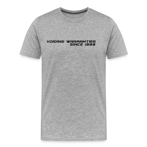 Voiding Warranties Since 1999 - Men's Premium Organic T-Shirt