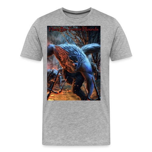 Terror Hound Illustration - Men's Premium Organic T-Shirt