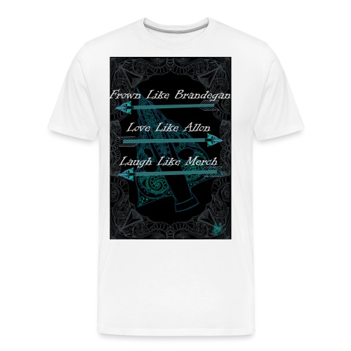 Frown, love, laugh! - Men's Premium Organic T-Shirt