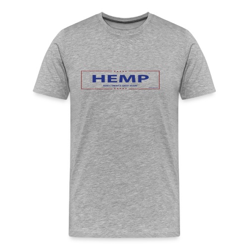 Hemp Makes America Great Again on White - Men's Premium Organic T-Shirt