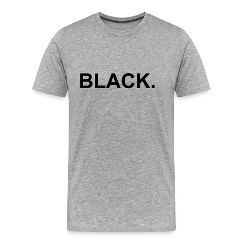 Black - Men's Premium Organic T-Shirt