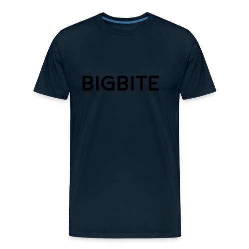 BIGBITE logo red (USE) - Men's Premium Organic T-Shirt