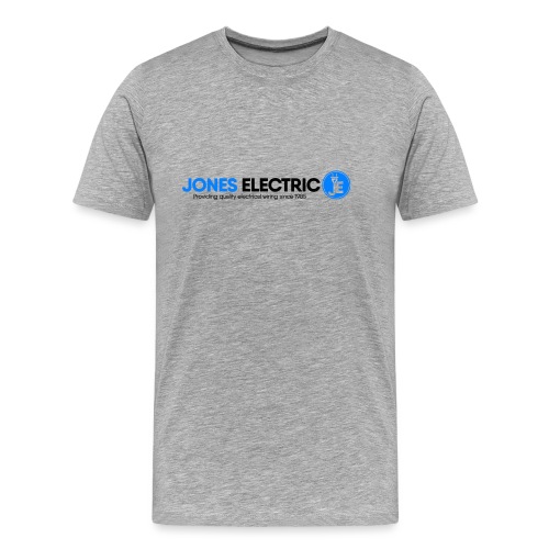 Jones Electric Logo Vector - Men's Premium Organic T-Shirt