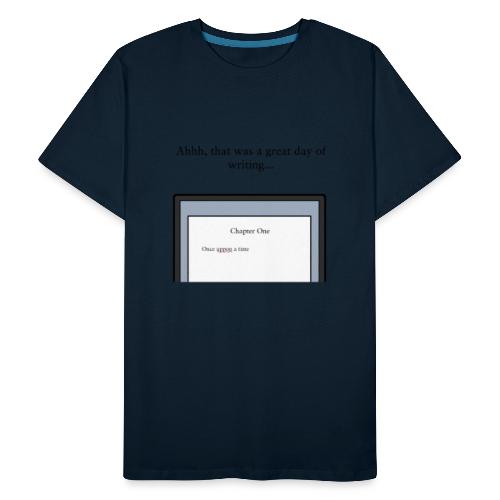A Day of Writing - Men's Premium Organic T-Shirt