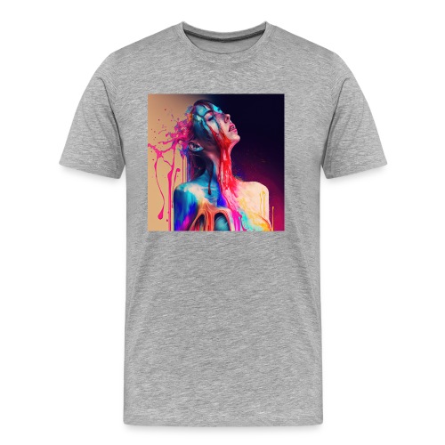 Taking in a Moment - Emotionally Fluid Collection - Men's Premium Organic T-Shirt