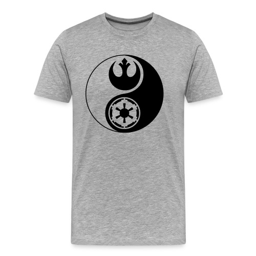 Star Wars Yin Yang 1-Color Dark - Men's Premium Organic T-Shirt