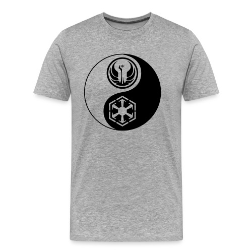 Star Wars SWTOR Yin Yang 1-Color Dark - Men's Premium Organic T-Shirt