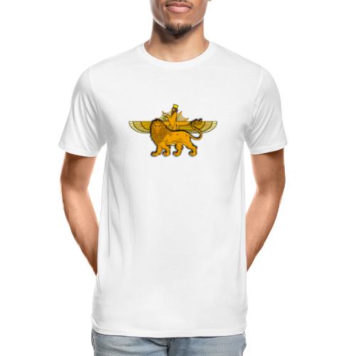 Lion Sun Faravahar - Men's Premium Organic T-Shirt