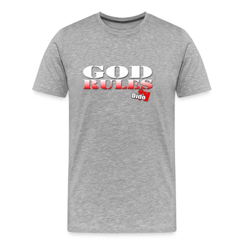 GOD RULES - Men's Premium Organic T-Shirt