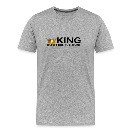 King - Men's Premium Organic T-Shirt