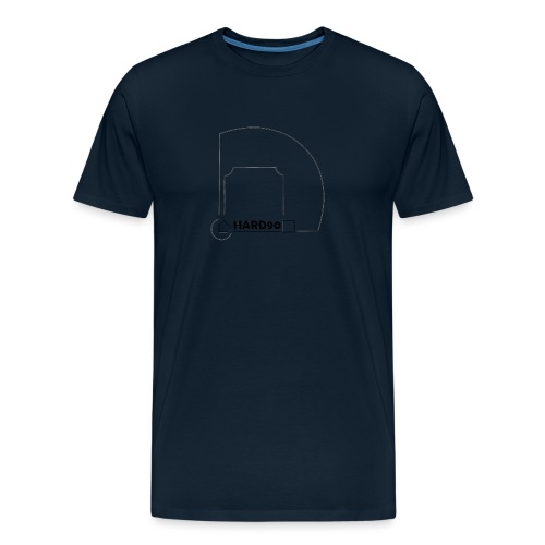 Hard 90 field - Men's Premium Organic T-Shirt