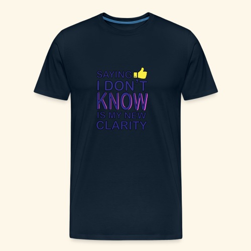 new clarity - Men's Premium Organic T-Shirt