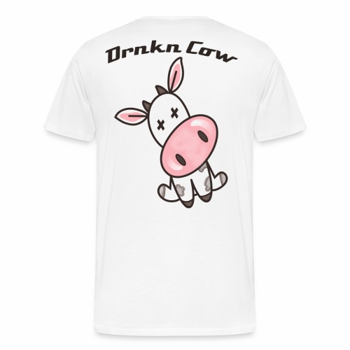 Classic Drunken Cow - Men's Premium Organic T-Shirt