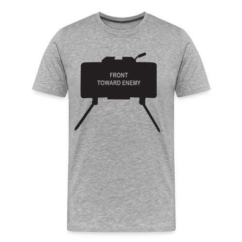 Claymore Mine (Minimalist/Dark) - Men's Premium Organic T-Shirt