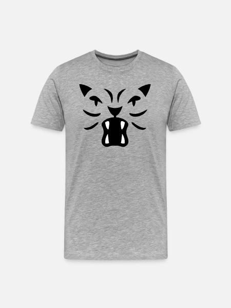 DESIGNUK Survival 1 - Men's Premium Organic T-Shirt - heather gray