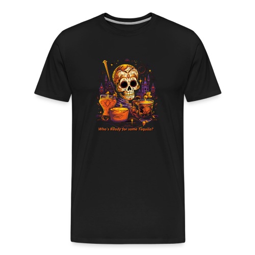 Dia de los Muertos Celebration - Men's Premium Organic T-Shirt
